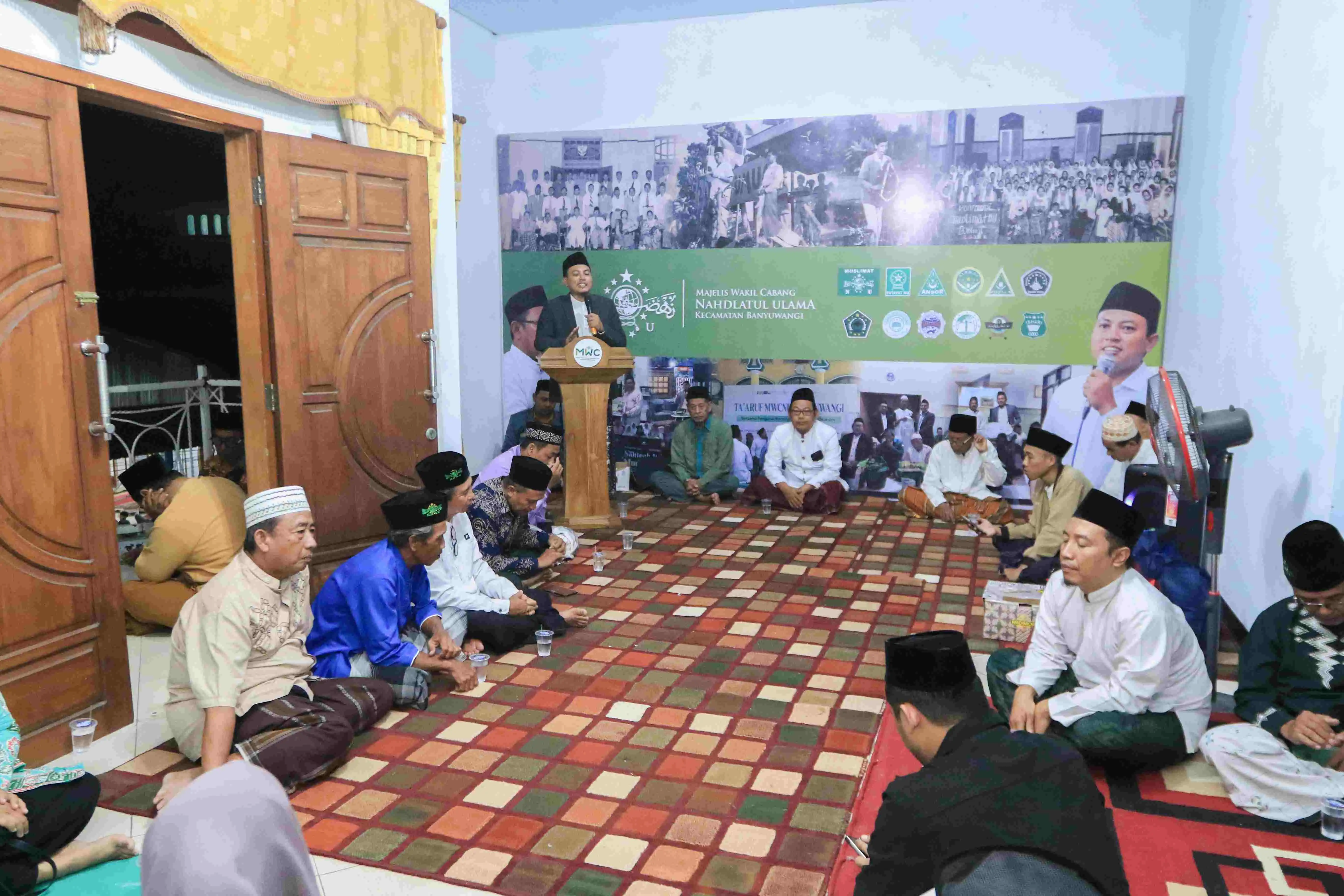 Foto Tasyakuran 100 Hari Kepengurusan, MWCNU Banyuwangi Kota Resmikan Kantor Sementara